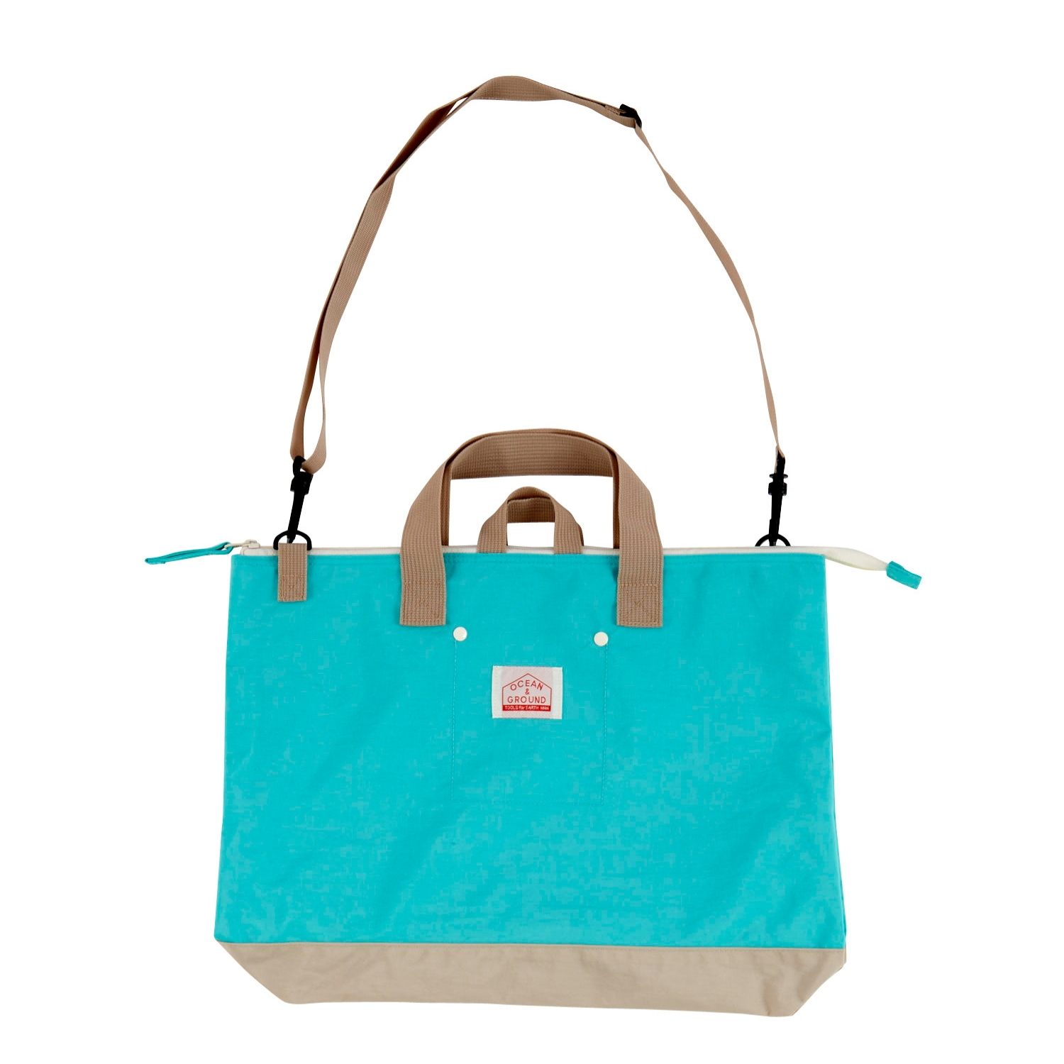 Ocean&Ground ショルダー付き レッスンバッグ 通園 通学 サブ