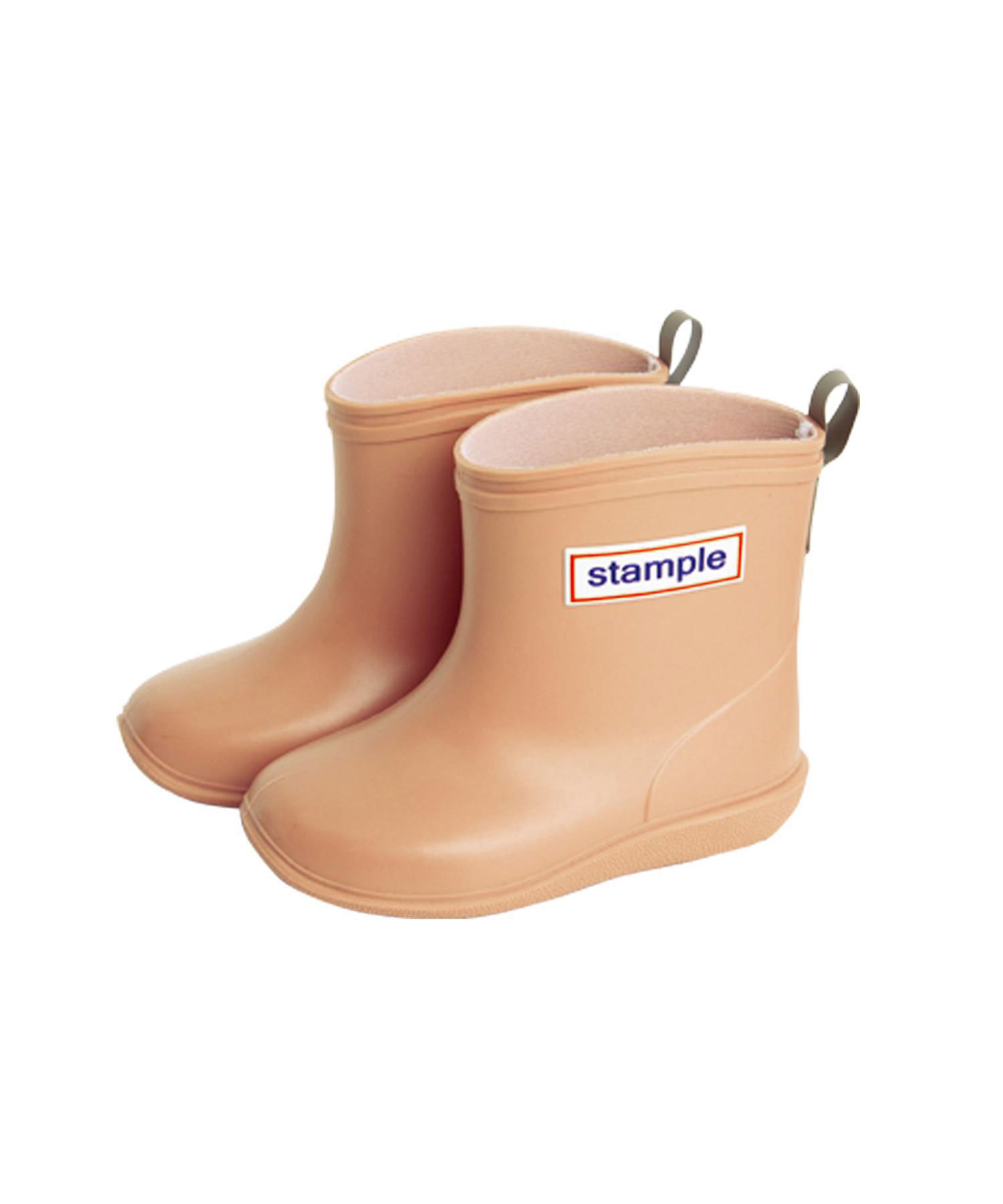 stample（スタンプル） 子供用レインシューズ 日本製 キッズ 無地 長靴