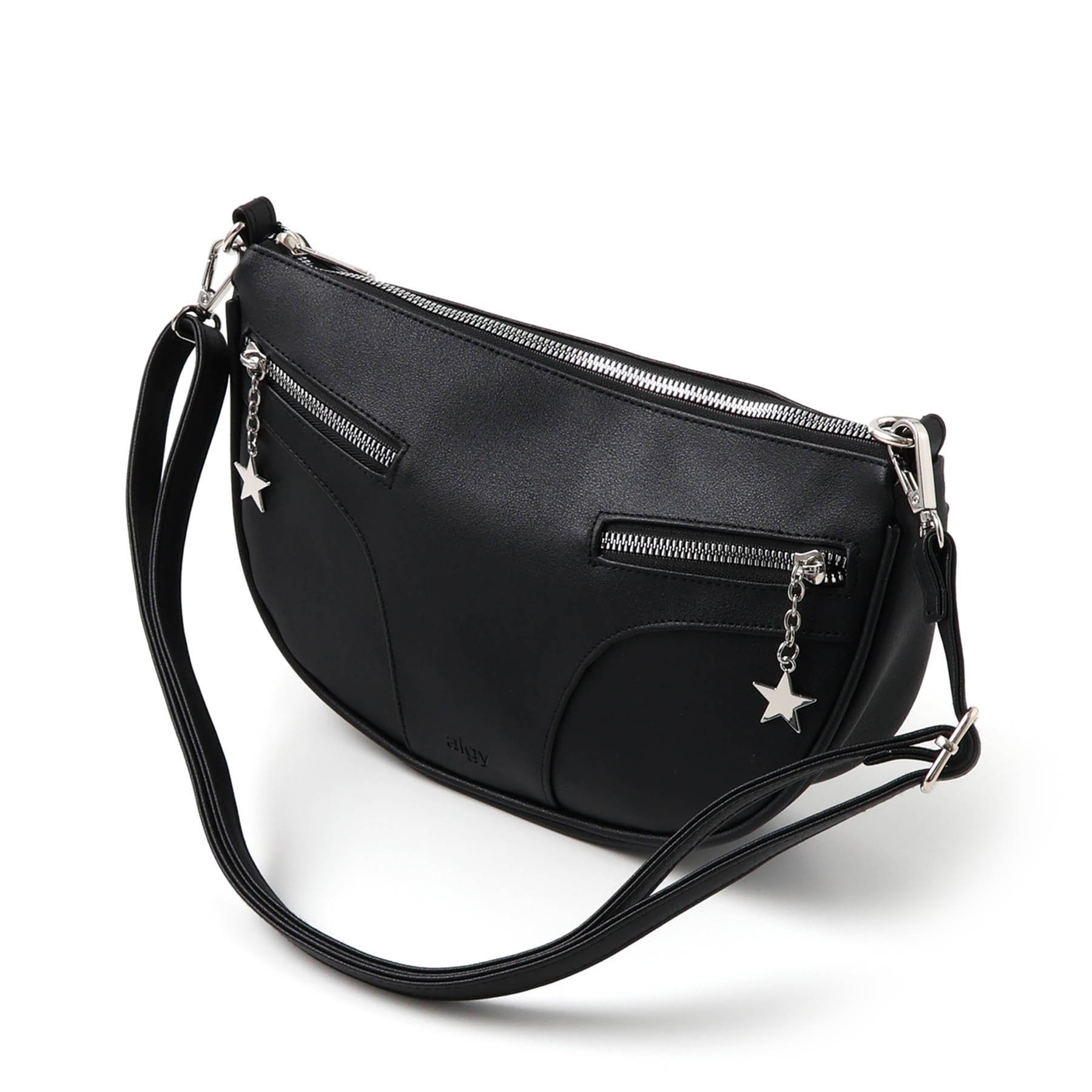 algy（アルジー） 子供用t algy ジップデザイン ショルダー バッグ