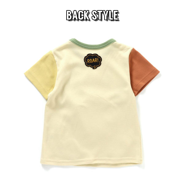 子供服 半袖 Tシャツ BIT'Z ビッツ 4色2柄 恐竜マスコット ギミック T