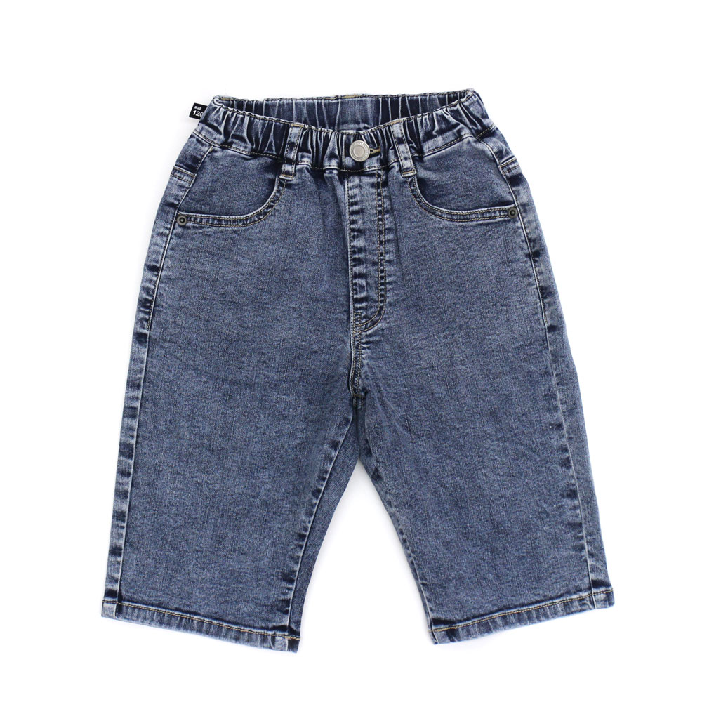 子供服 L.COPECK 接触冷感 デニム ハーフ パンツ 男の子 女の子 キッズ ジュニア ズボン ひんやり ストレッチ 2024夏 | L.COPECK | 03