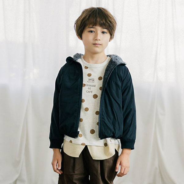 ジャケット・アウター rio RIO 子供服t リオ 裏ボア リバーシブル ジャケット 男の子