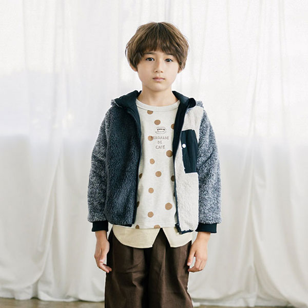 ジャケット・アウター rio RIO 子供服t リオ 裏ボア リバーシブル ジャケット 男の子