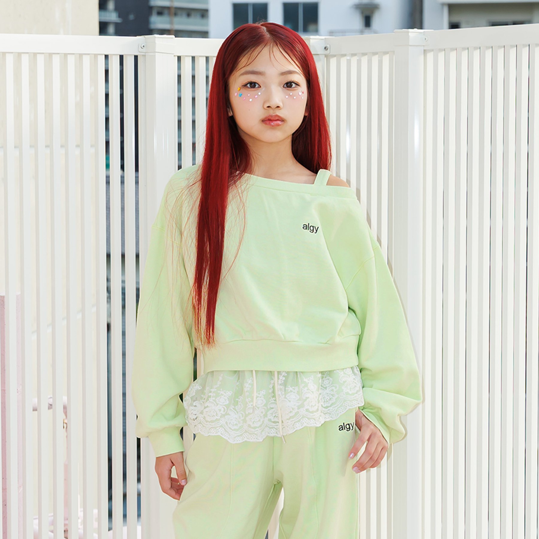 algy（アルジー） 子供服t algy セットアップ対応 クロップド