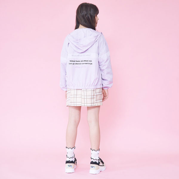 楽天市場 20%OFF メール便 羽織 アウター 子供服 キッズ ジュニア ウィンドブレーカー シアーラインシャカシャカパーカー ALGY2023春 