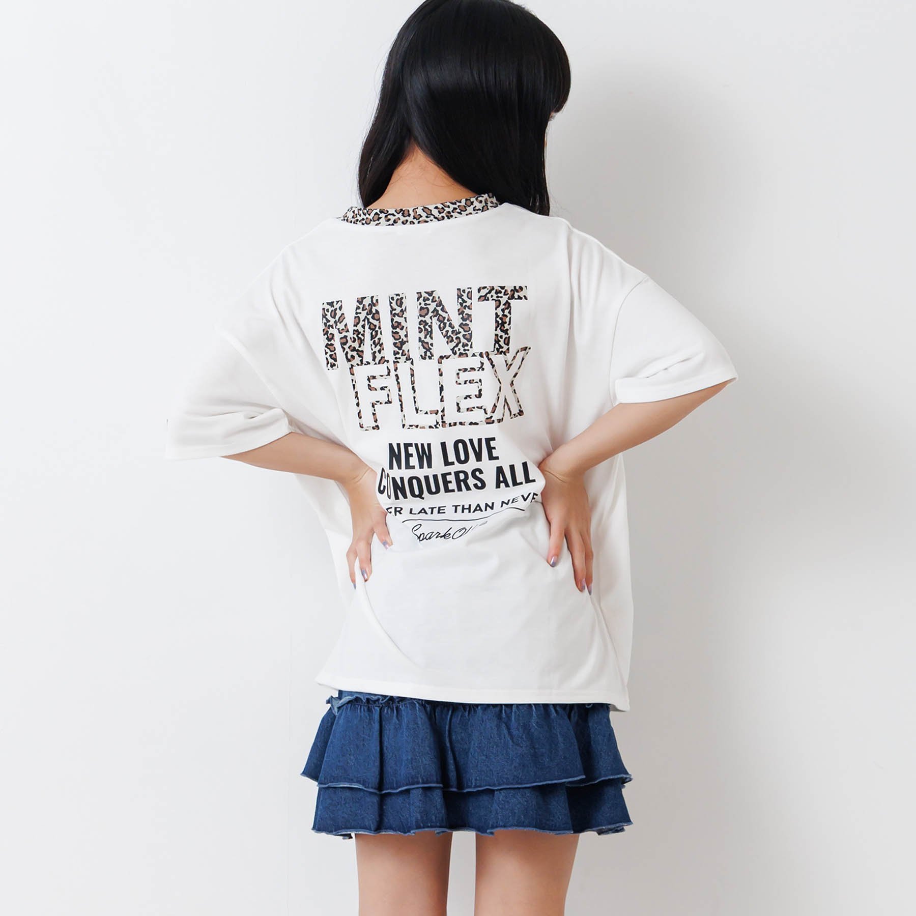 algy（アルジー） セール 子供服 柄使い BIG Tシャツ女の子 キッズ