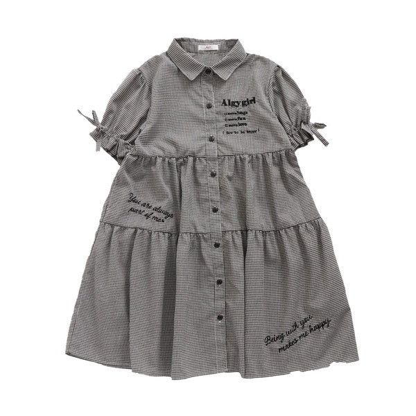 子供服 アルジー Algy ワンピース ニコプチ4月号掲載 アキcコラボ ティアードシャツワンピ 女の子 子ども キッズ ジュニア 小学生 中学生 通学 21夏 G ミッキーキッズ 通販 Yahoo ショッピング