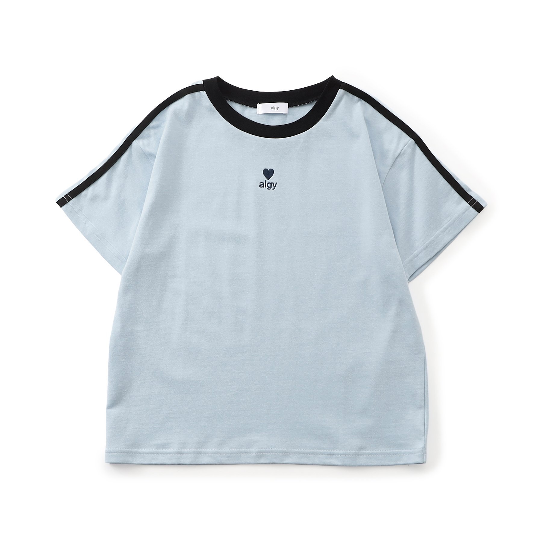 algy（アルジー） 子供服 algyロゴ リンガー Tシャツ女の子 キッズ