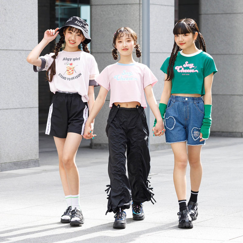 algy（アルジー） 子供服 タンタケ リンガー Tシャツ 吸水速乾 接触冷