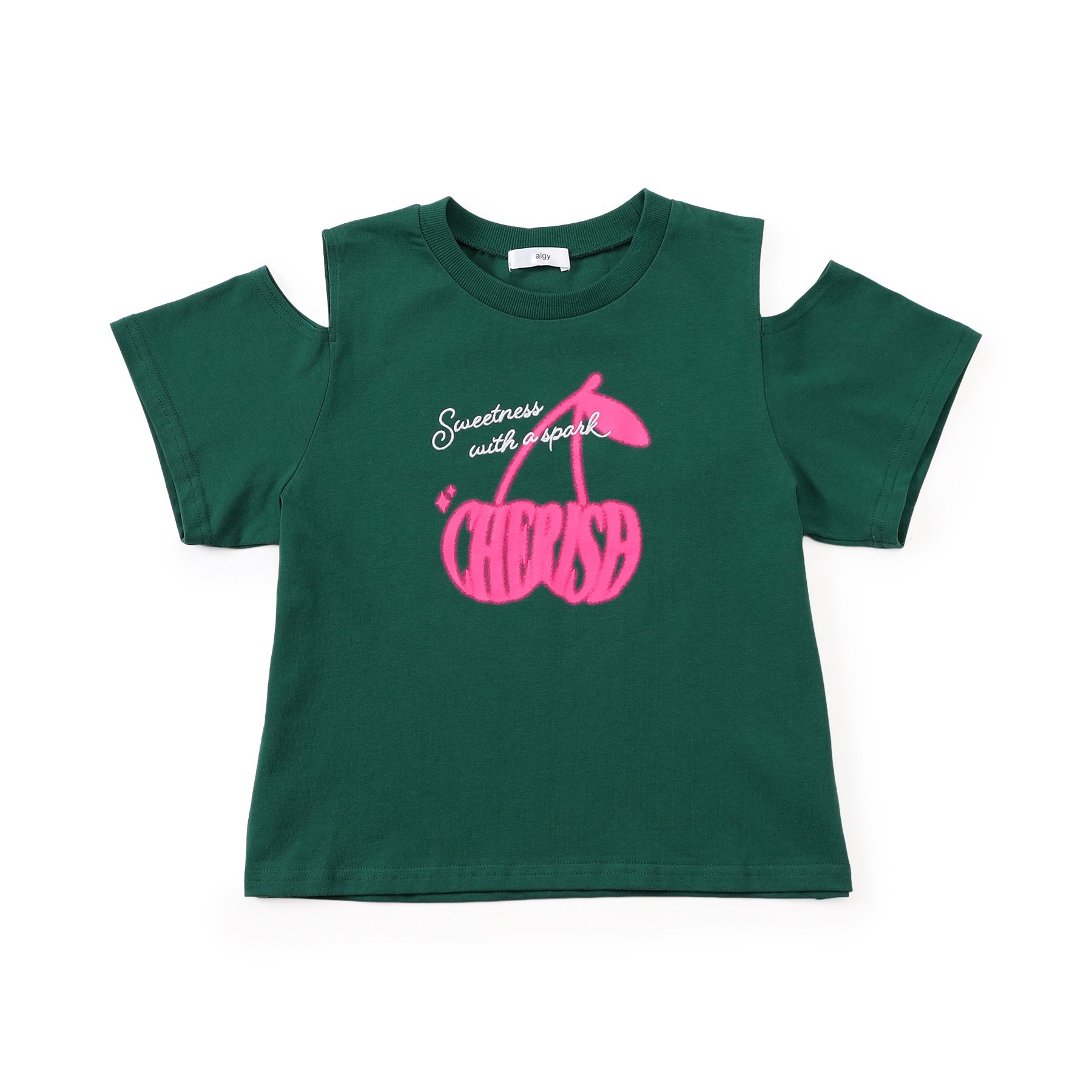 algy（アルジー） 子供服 チェリーロゴカラバリ Tシャツ女の子 キッズ