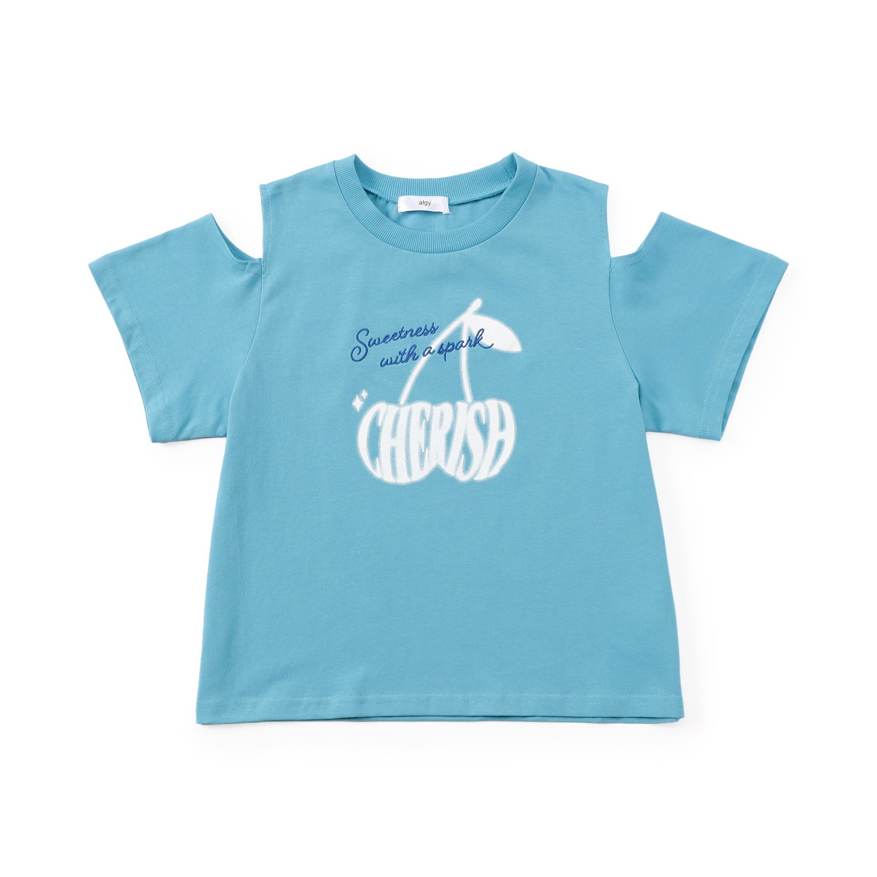 algy（アルジー） セール 子供服 チェリーロゴカラバリ Tシャツ女の子