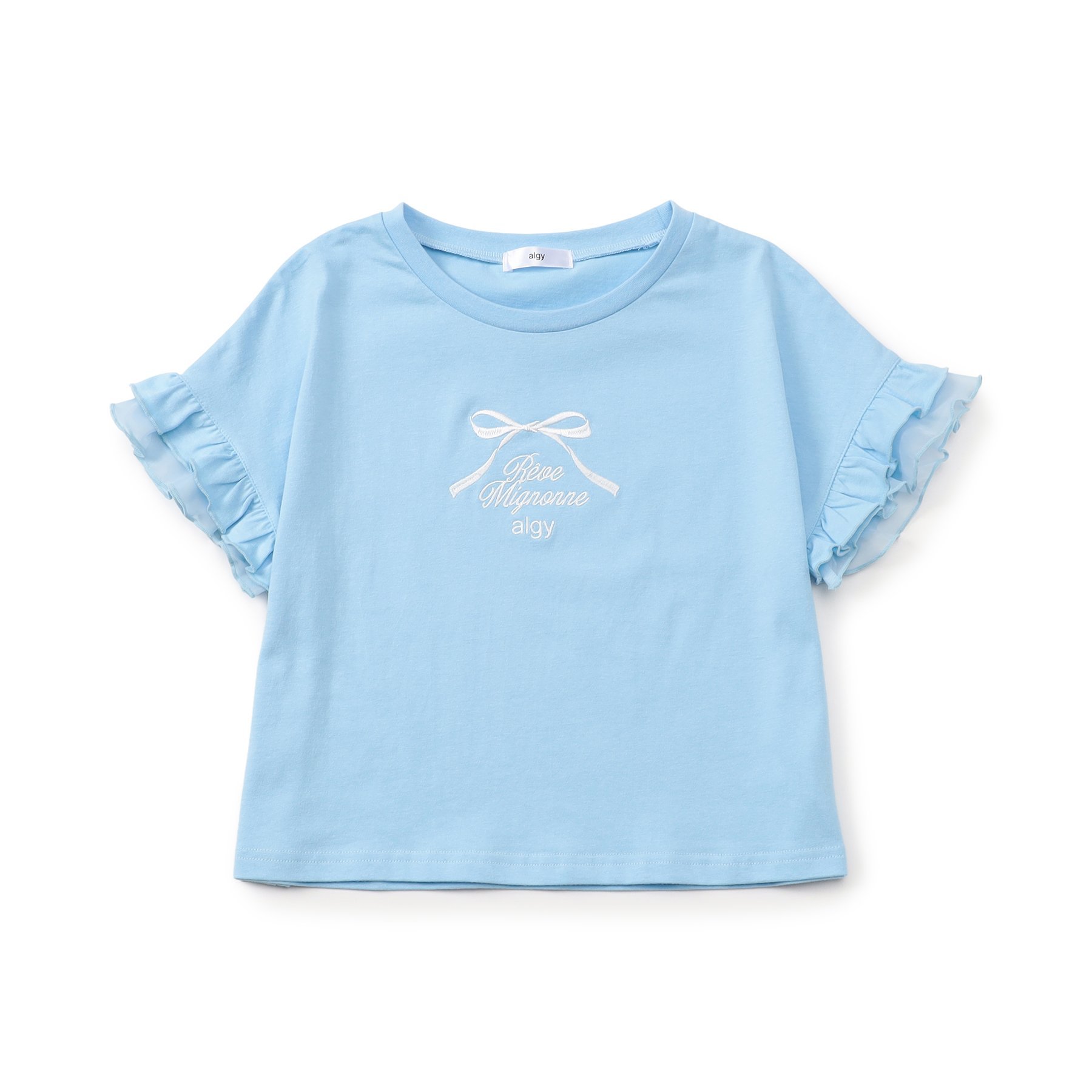 algy（アルジー） セール 子供服 フリル袖 りぼん 半袖Tシャツ 女の子
