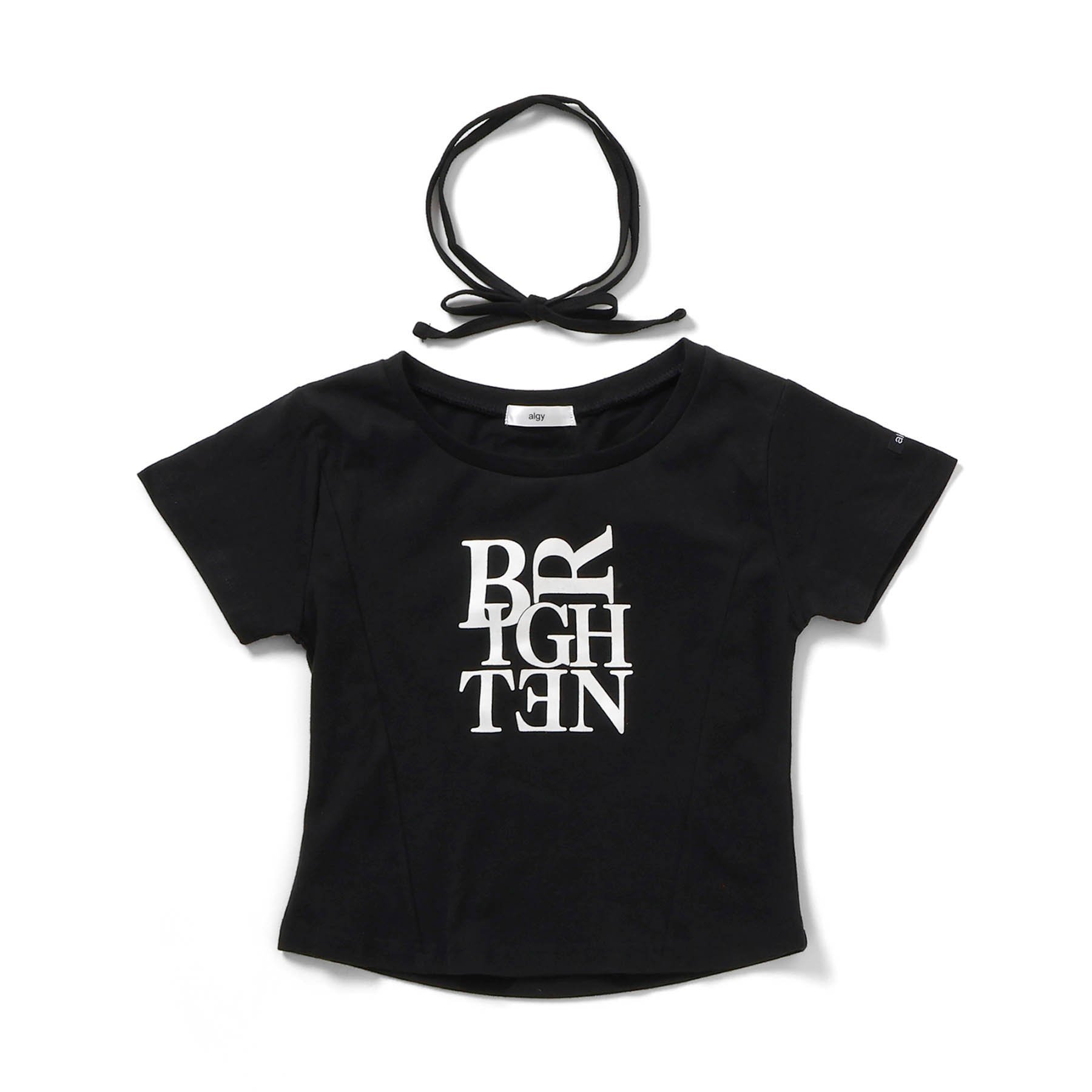 algy（アルジー） 子供服 チョーカー付きT 女の子 キッズ 半袖 Tシャツ 