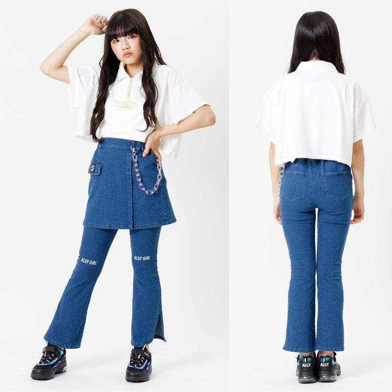 algy（アルジー） 子供服 タンタケ ハーフジップT＆タンク セット 接触