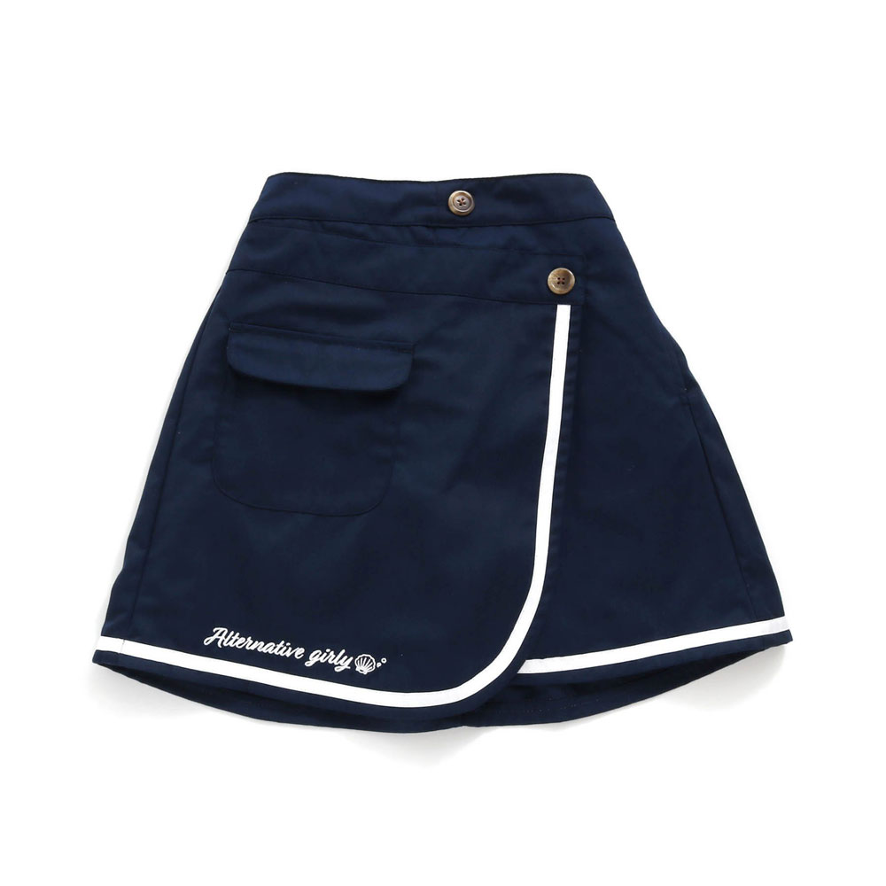 algy（アルジー） 子供服 ラウンド ラップ スカパン キッズ 女の子