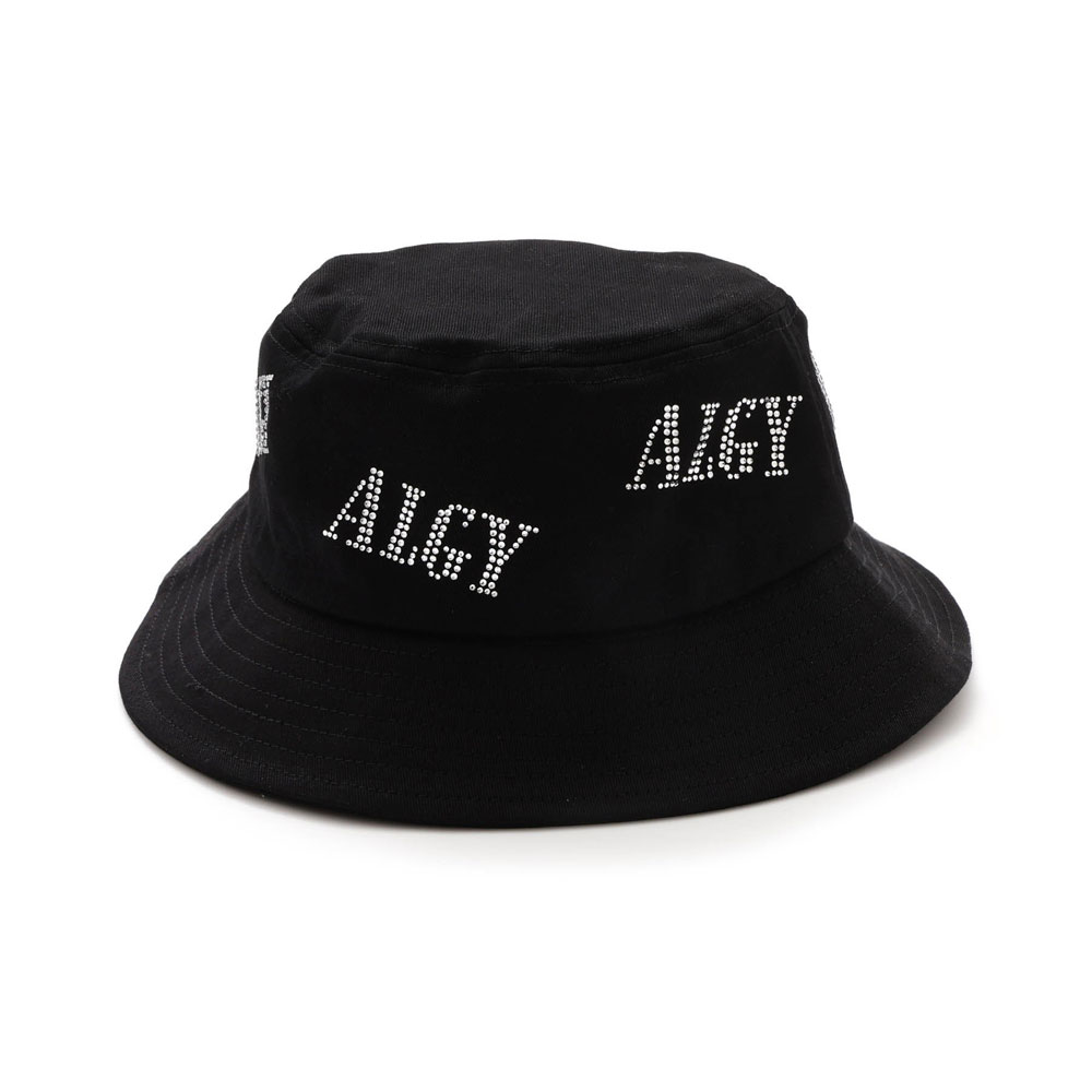 algy（アルジー） 子供服 ラインストーン ロゴ バケット ハット キッズ
