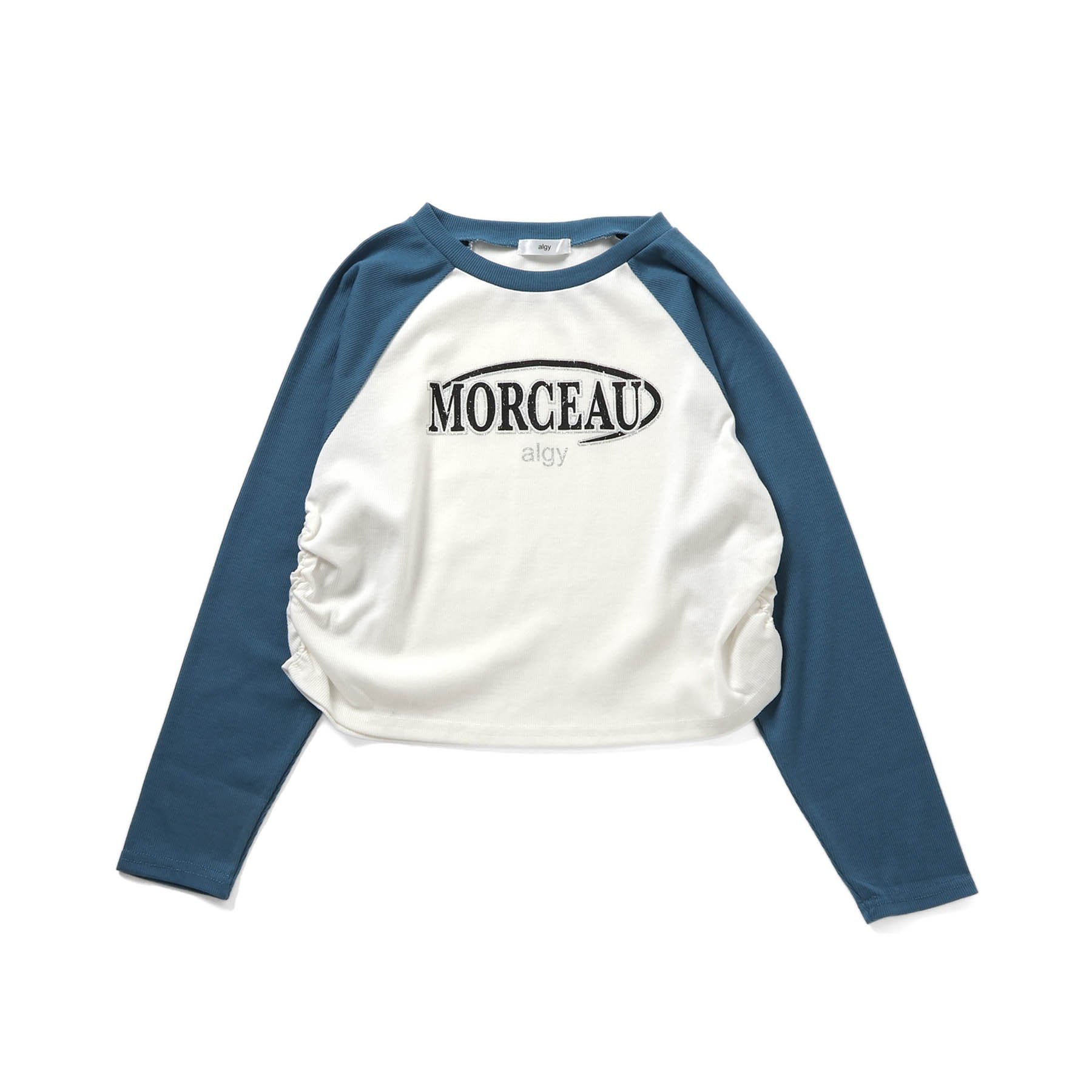 algy（アルジー） セール 子供用 シャーリング リブ ロンT 女の子 長袖