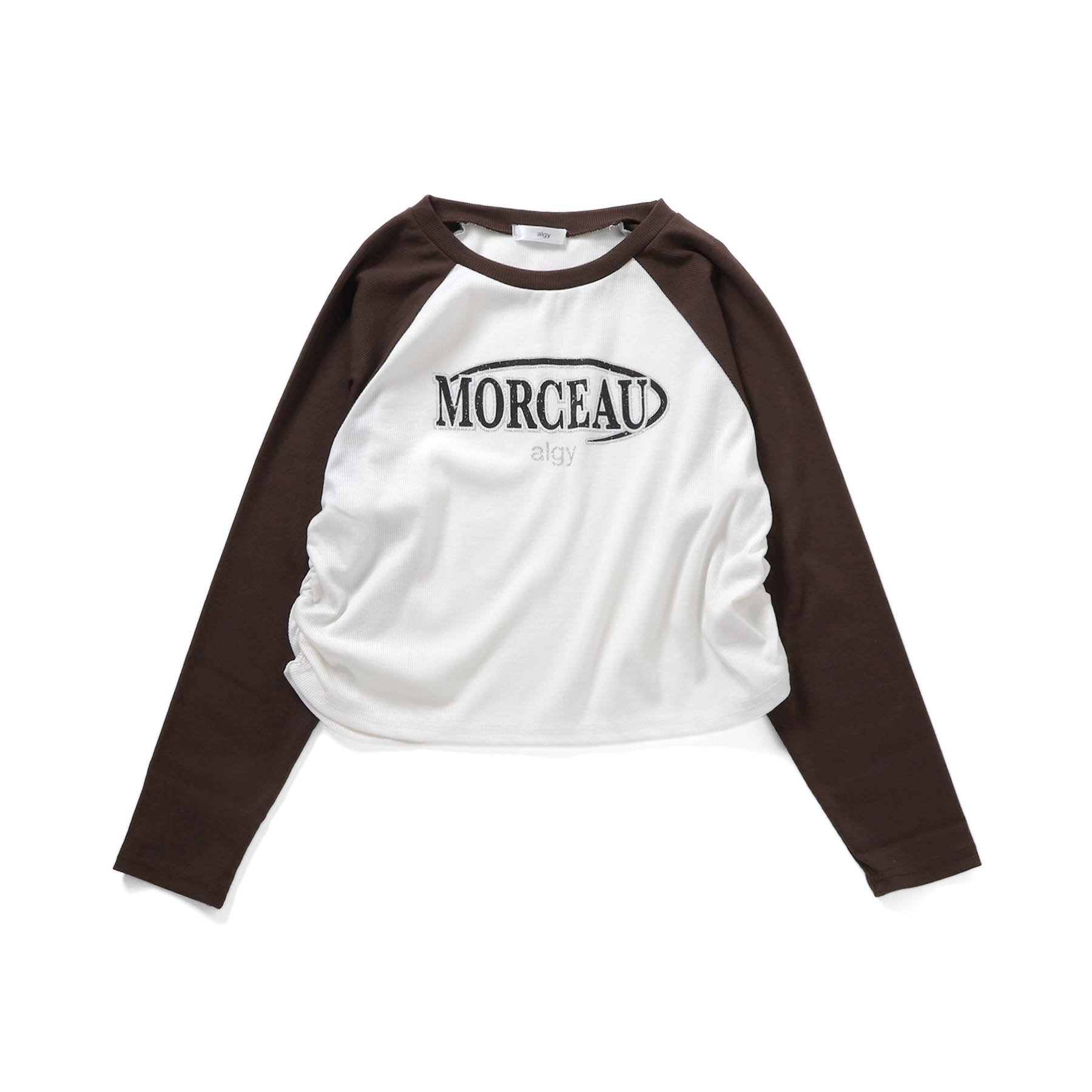 algy（アルジー） セール 子供用 シャーリング リブ ロンT 女の子 長袖