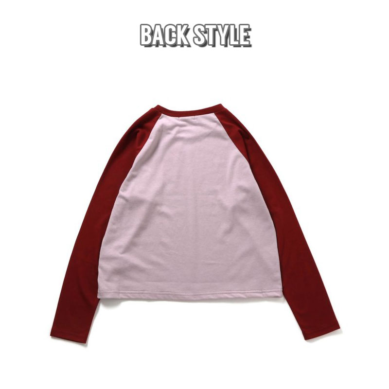 algy（アルジー） セール 子供用 ラグラン ワンポイント 長袖 Tシャツ