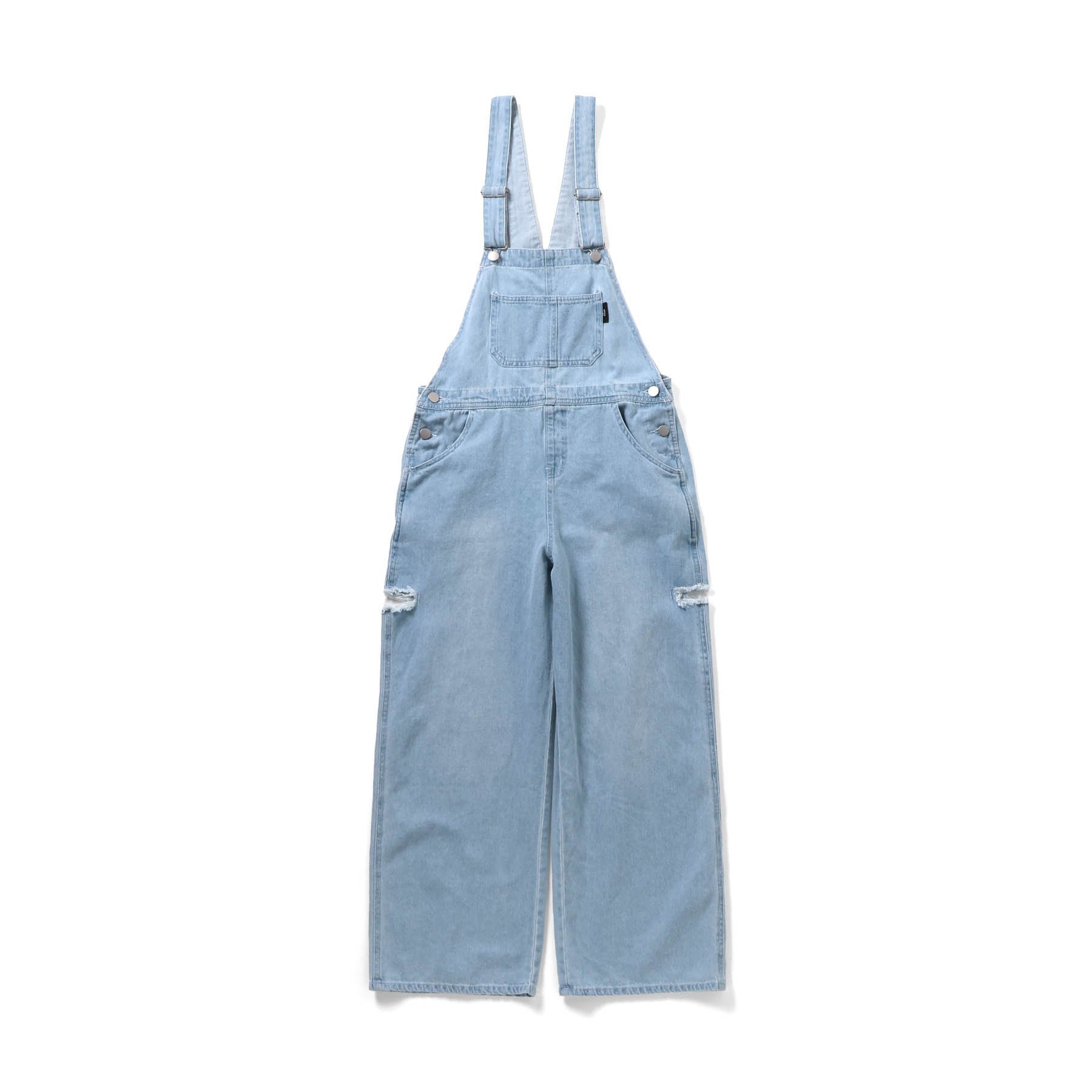 新品未使用品！mirror9 ダメージデニムサロペット 楽天市場】デニムサロペット ダメージ加工 メンズ ボトムス つなぎ