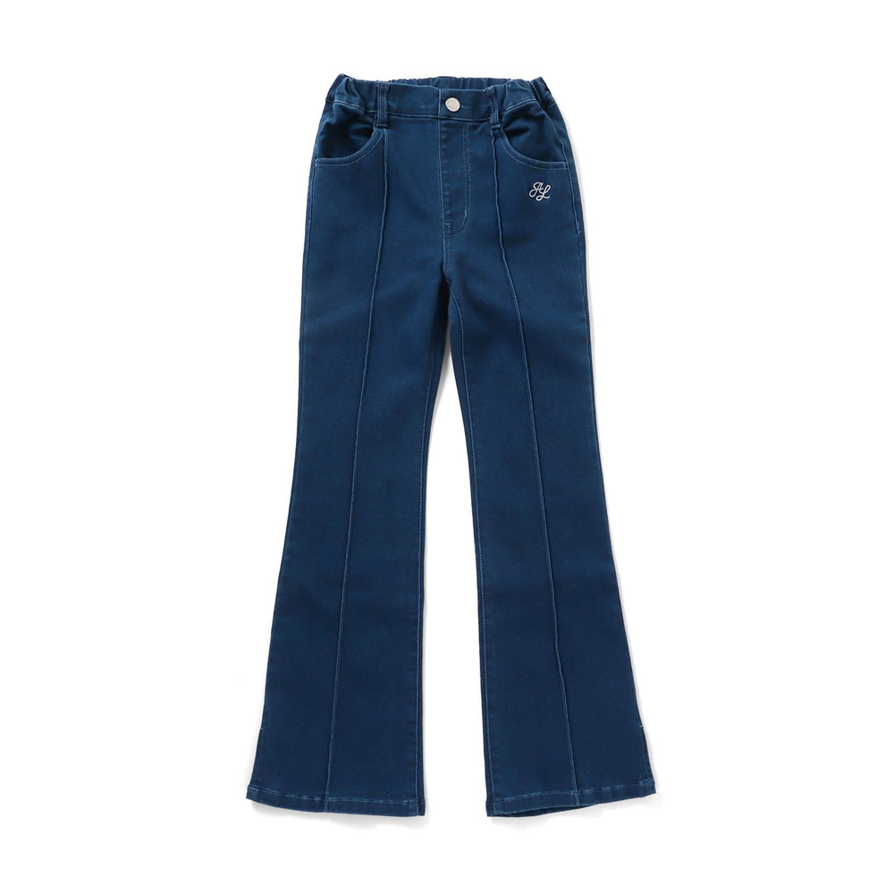 algy 子供服 ALGY スタイルアップ ロゴ フレア パンツ キッズ