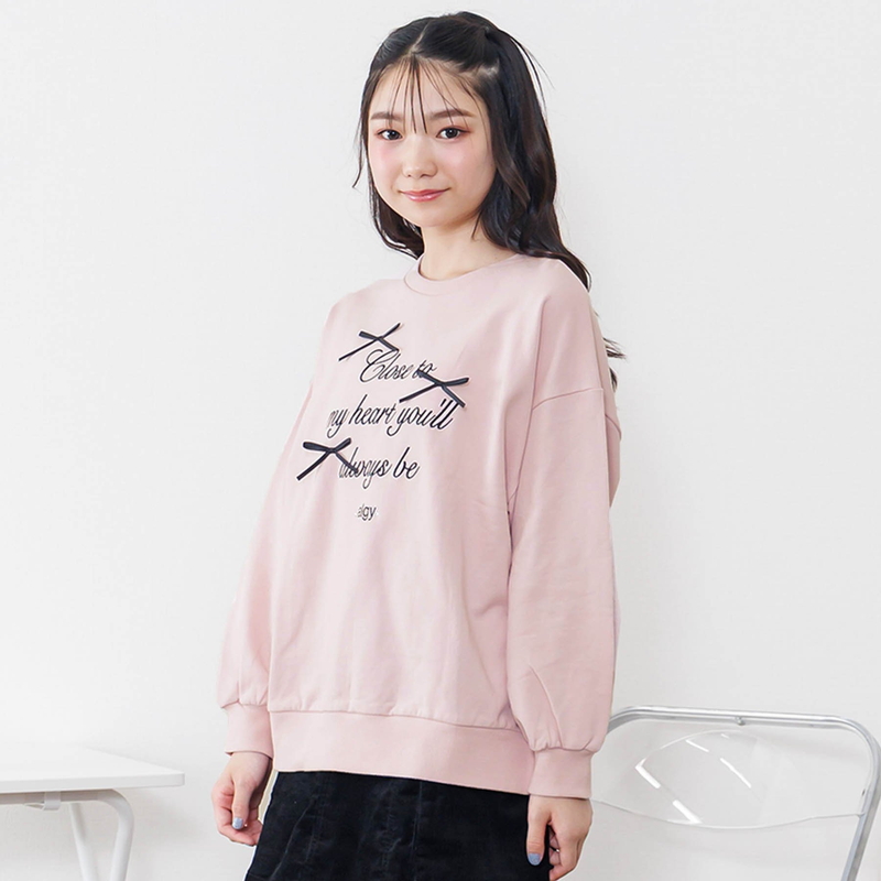 女の子服　まとめ売り　40点 algy（アルジー） 子供服t algy りぼん ロゴ BIGトレーナー女の子