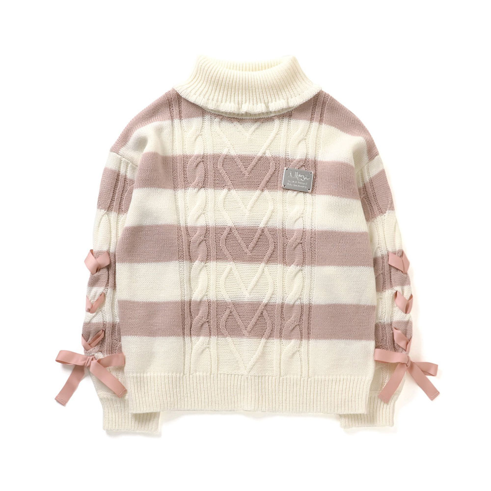 algy（アルジー） 子供服 ALGY 10th復刻 袖 レースアップ ケーブル
