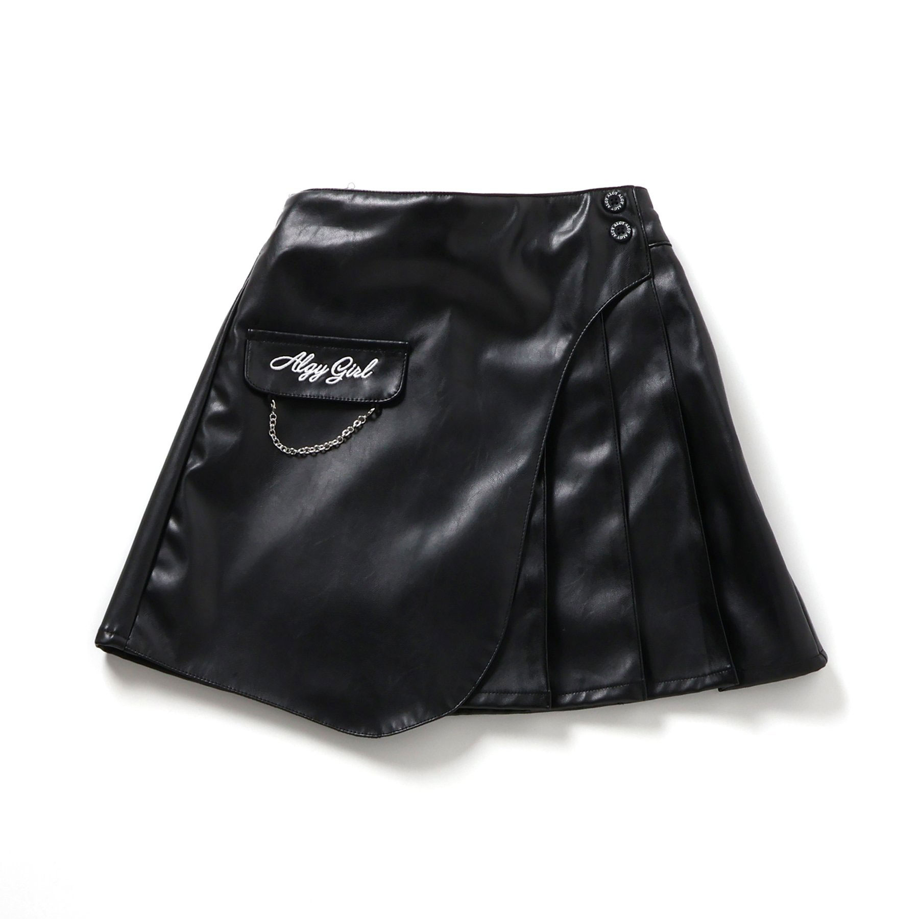 algy（アルジー） 子供服 ラウンドラップ プリーツ スカパン キッズ