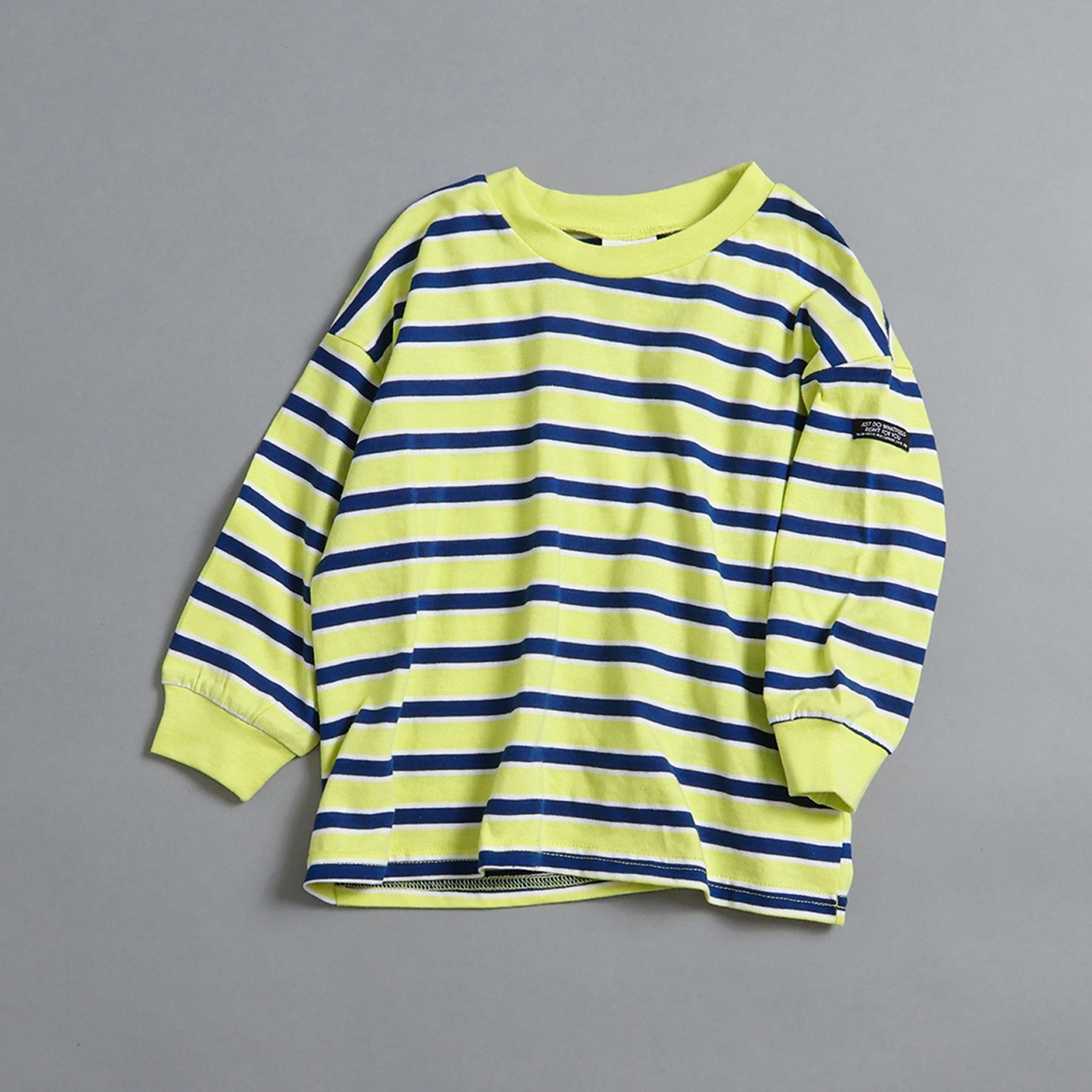 BREEZE（ブリーズ） 子供服 WEB限定 無地 ボーダー 長袖 Tシャツ