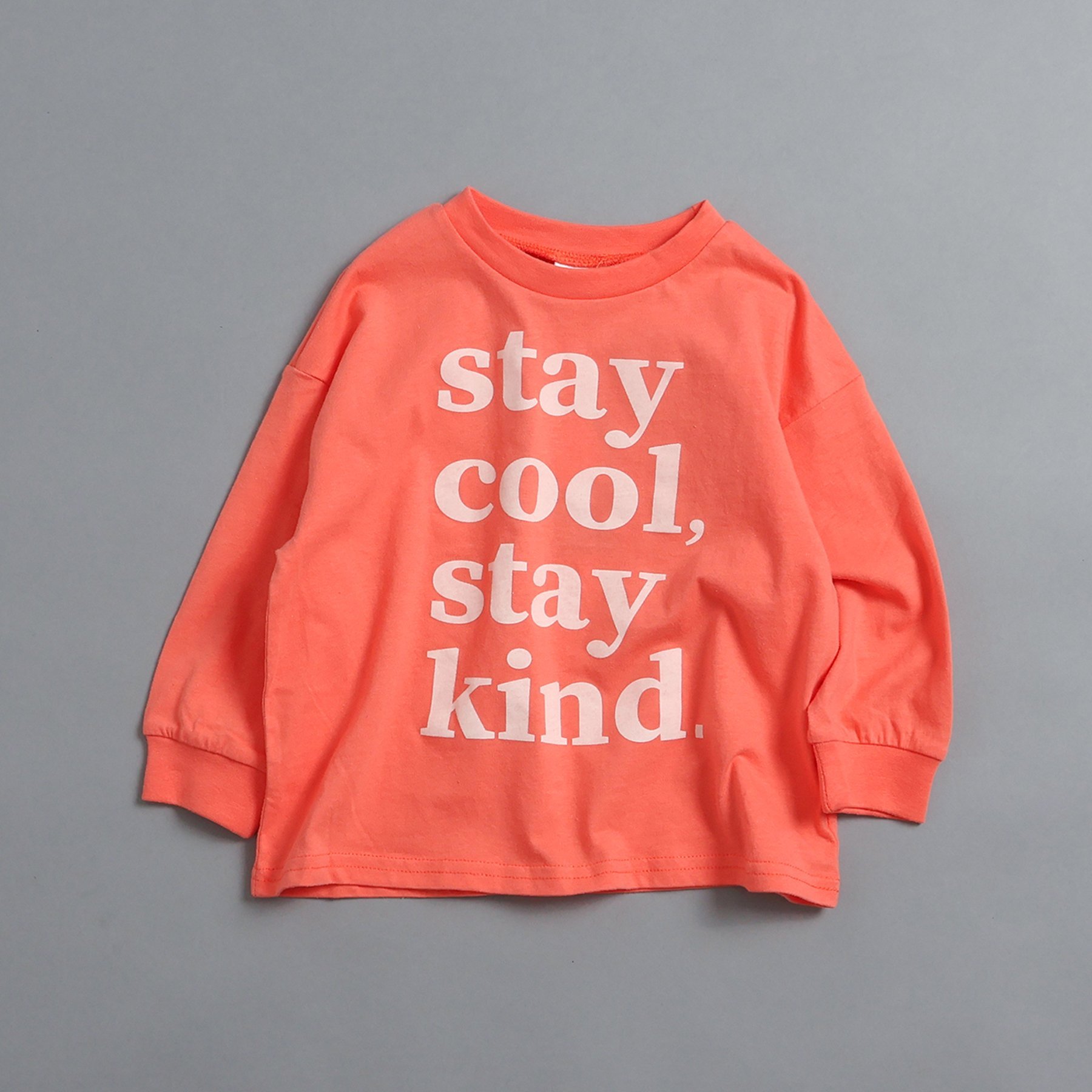 BREEZE（ブリーズ） 子供服 WEB限定シンプルロゴ 長袖 Tシャツ 男の子