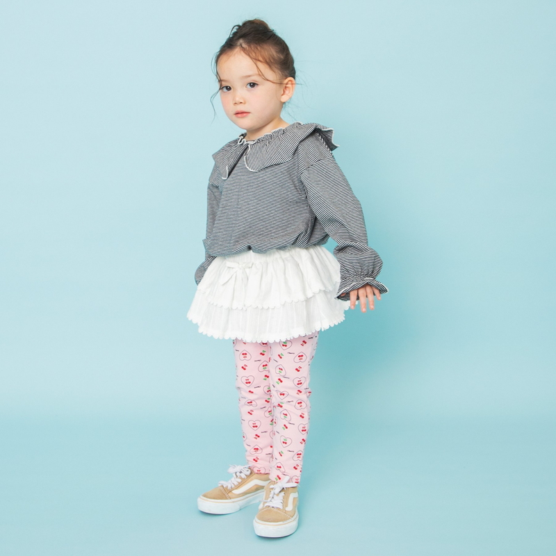 BREEZE（ブリーズ） スプリングセール 子供服 WEB限定メローフリル衿 T