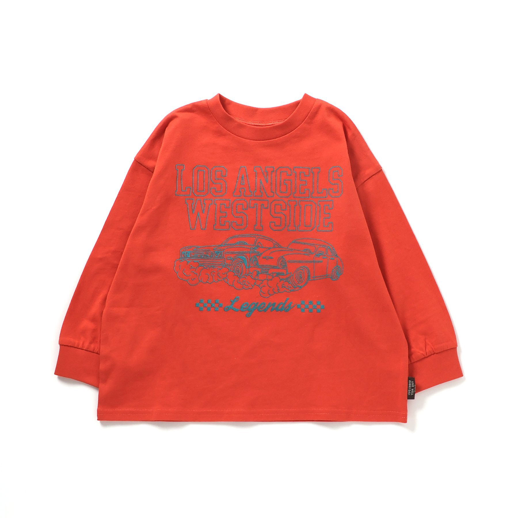 BREEZE 子供服 ブリーズ WEB限定 カラバリ プリント 長袖 T BREEZE 子供服 ブリーズ WEB限定 カラバリ プリント 長袖 T