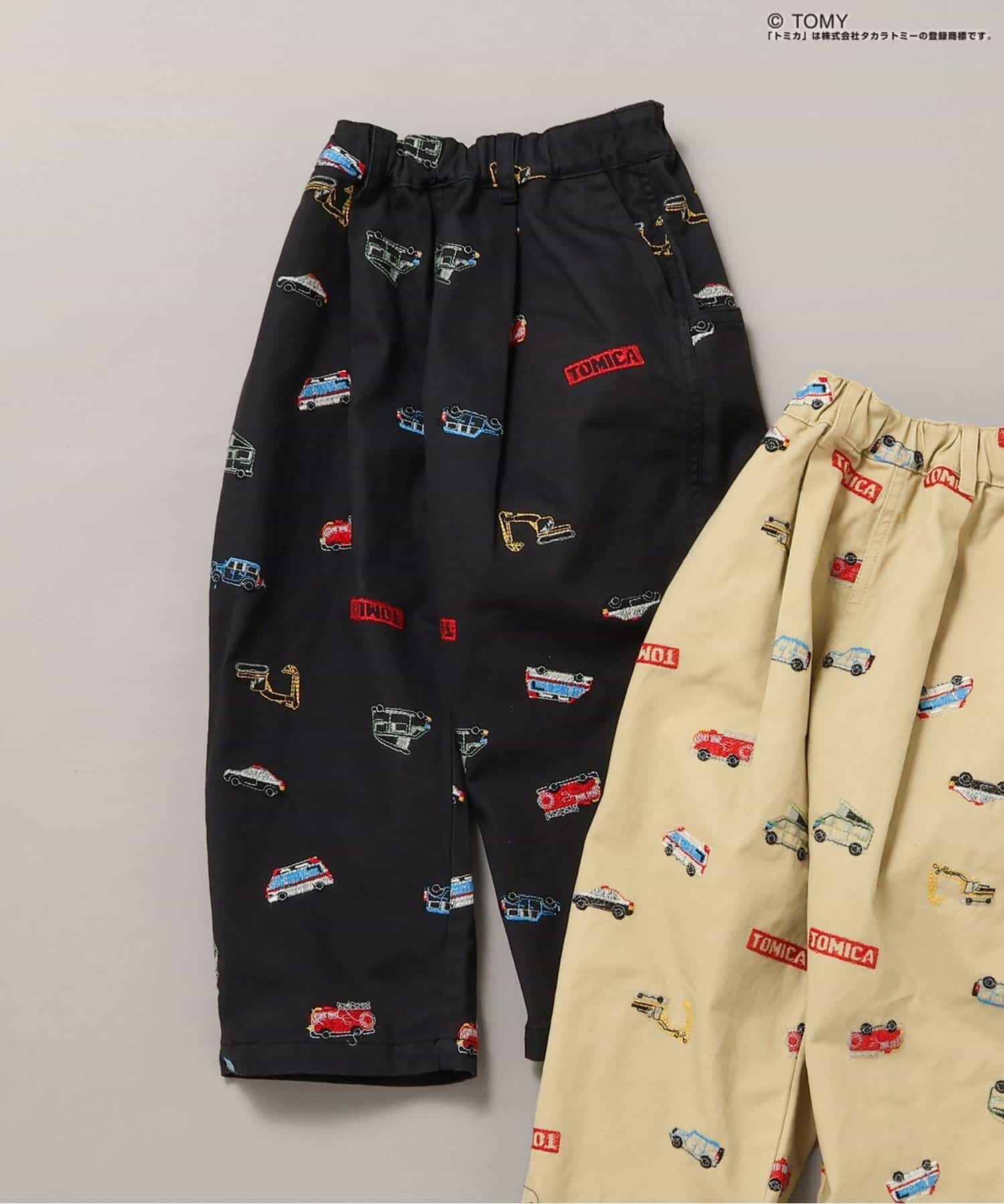 BREEZE（ブリーズ） 子供服t TOMICA×BREEZE 刺繍総柄 パンツ キッズ