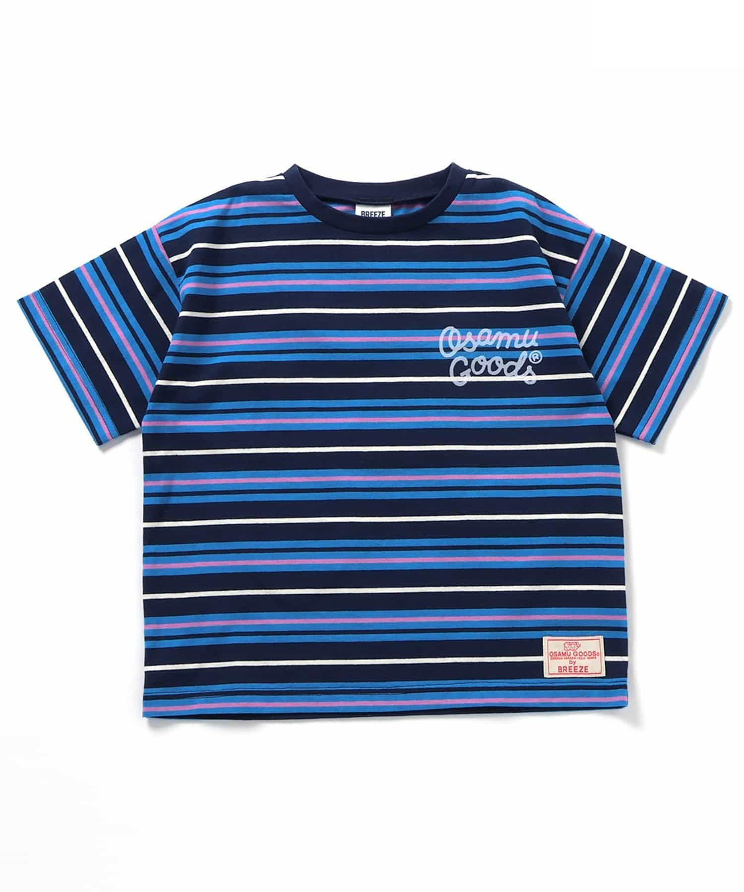 BREEZE 子供服 ブリーズ WEB限定 OSAMUGOODSコラボ ボーダー T