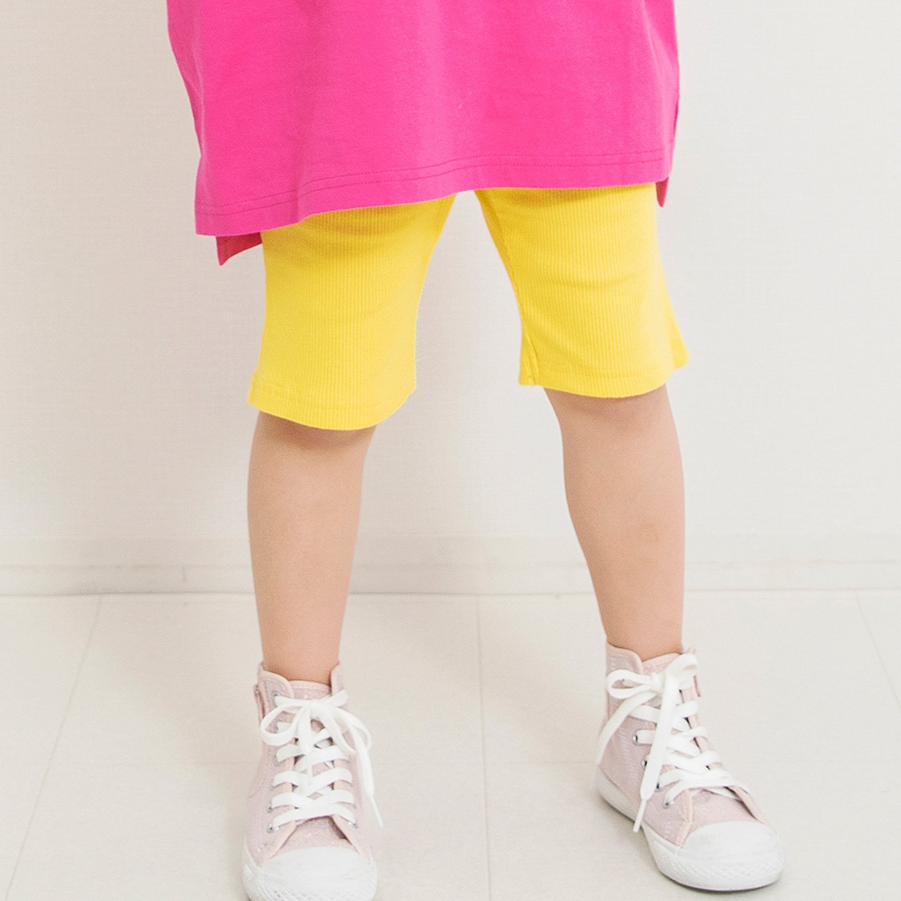 BREEZE（ブリーズ） 子供服 WEB限定 DAISUKI リブ 無地ハーフ パンツ