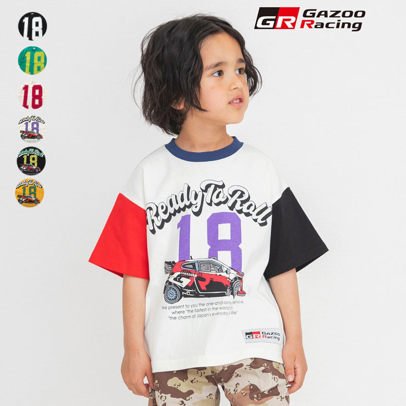 BREEZE（ブリーズ） 子供服 トヨタ GRヤリス Rally1 半袖Tシャツ男の子