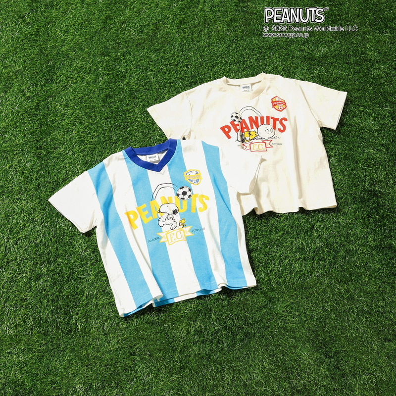 BREEZE（ブリーズ） セール 子供服 PEANUTS サッカーユニフォーム風 T