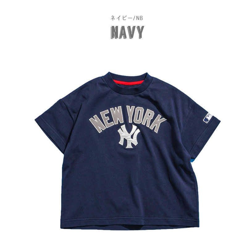 BREEZE（ブリーズ） 子供服 MLB アップリケ Tシャツ キッズ 女の子
