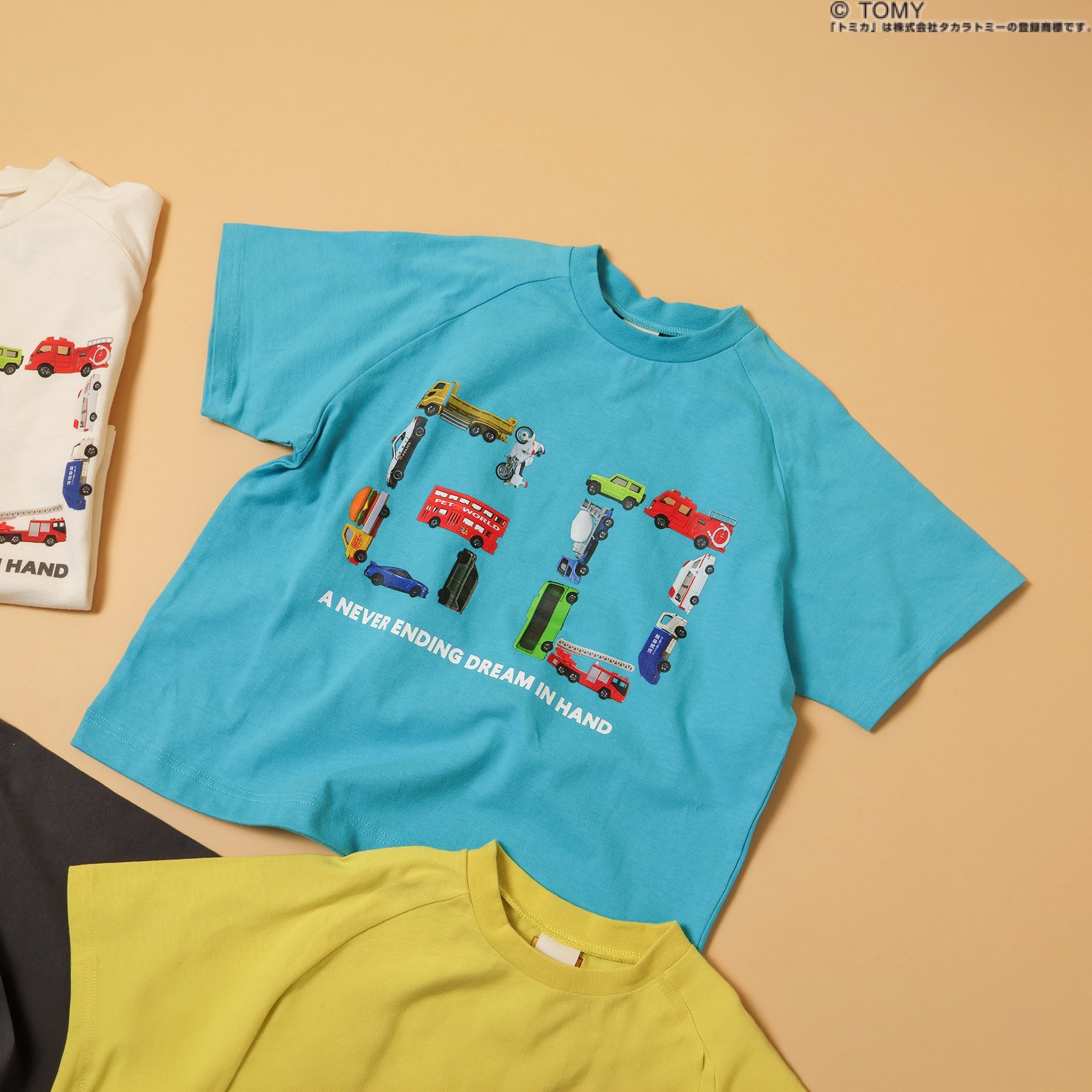 BREEZE（ブリーズ） セール 子供服 TOMICA×BREEZEグラフィック Tシャツ