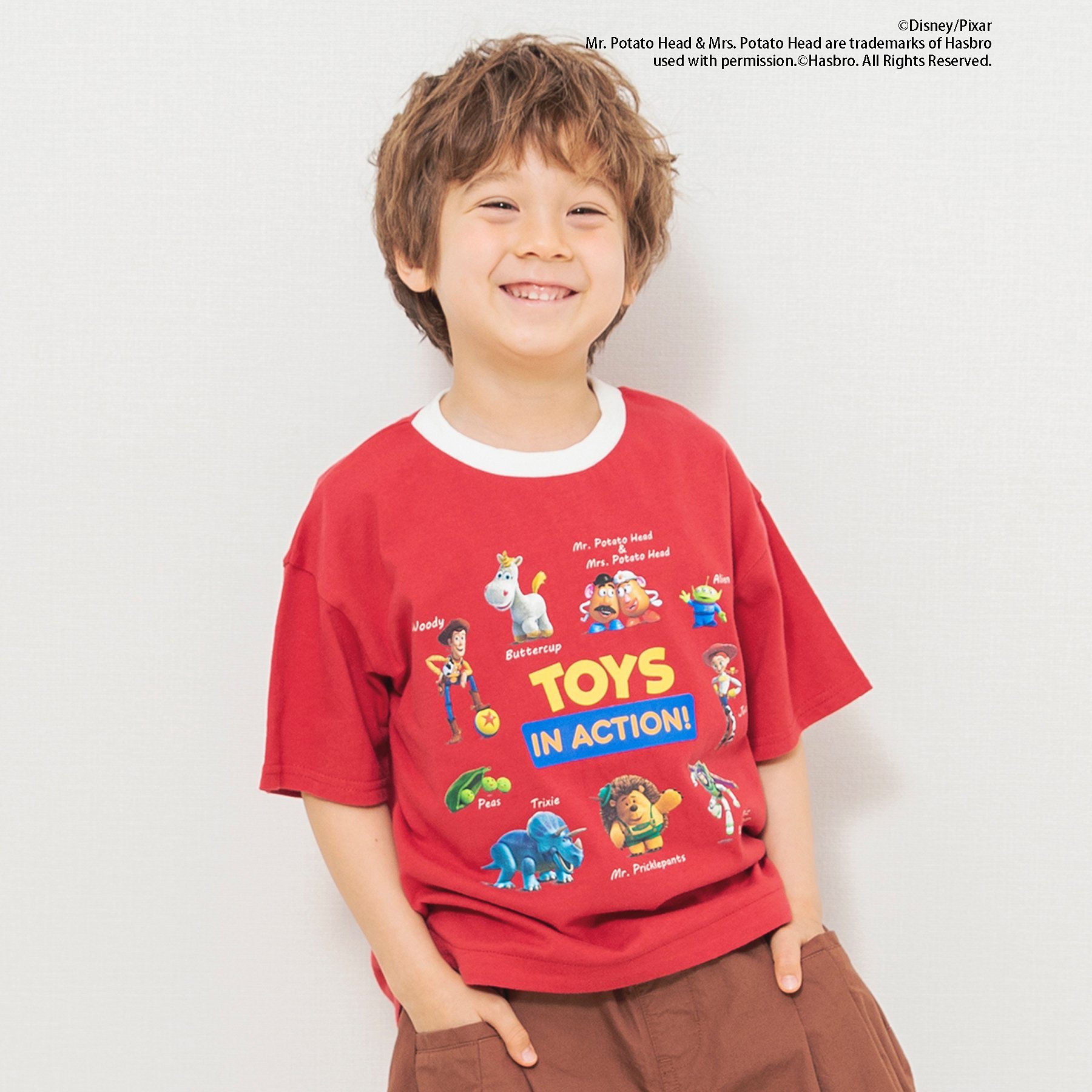 ヴィンテージ 古着　キッズ トイ・ストーリー Tシャツ 赤 BREEZE（ブリーズ） 子供服 ディズニー キャラクタートイストーリー