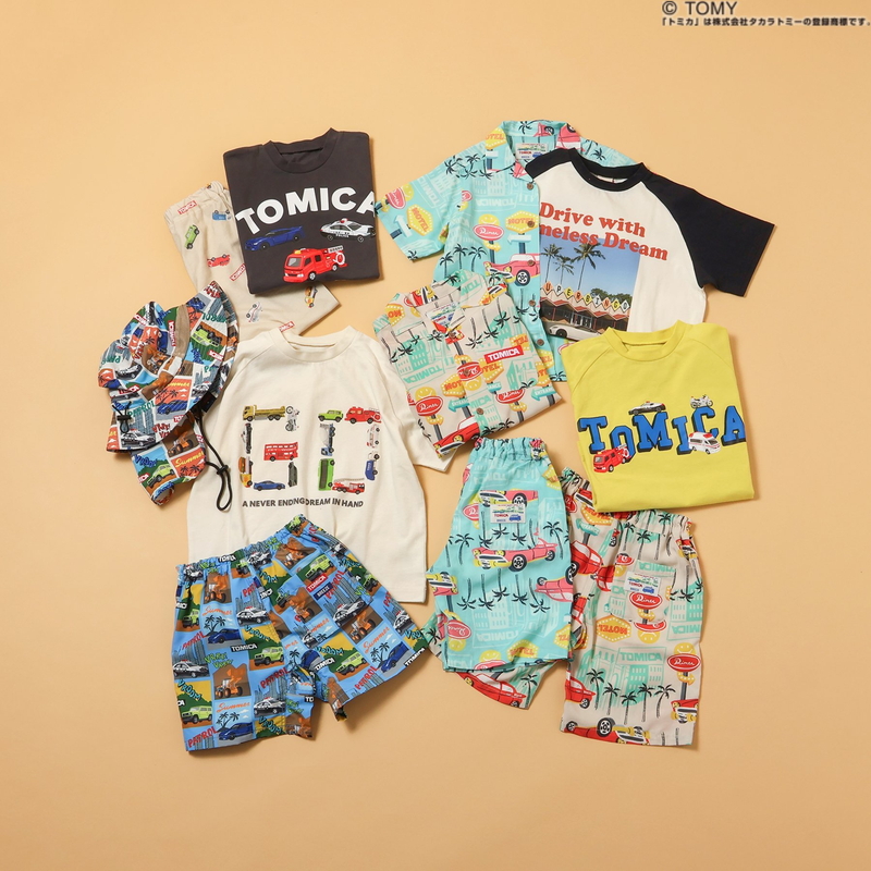 BREEZE（ブリーズ） セール 子供服 TOMICA×BREEZE 水陸両用 パンツ 4分