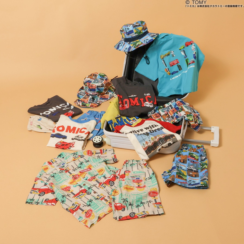 BREEZE（ブリーズ） セール 子供服 TOMICA×BREEZE 水陸両用 パンツ 4分