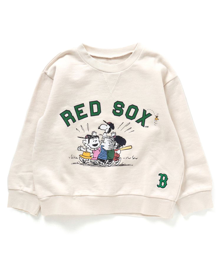 子供服 BREEZE ブリーズ MLB×PEANUTS　ガーメント DYE トレーナー キッズ 女の...