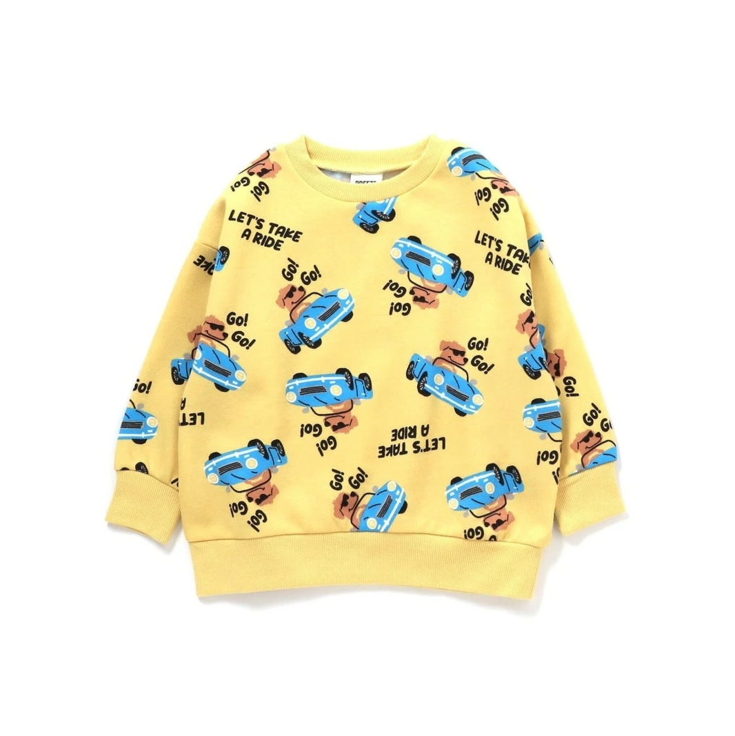 BREEZE（ブリーズ） 子供服 あったか バラエティ総柄 トレーナー