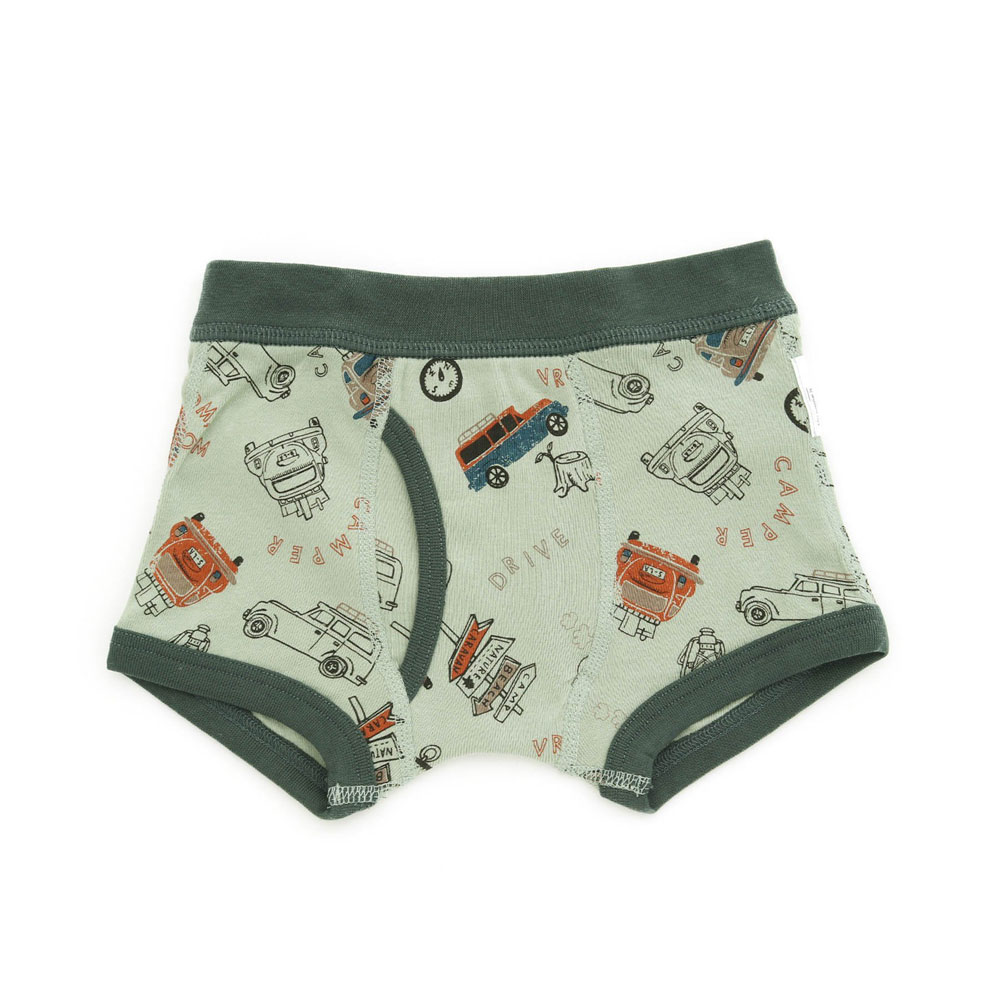 子供用 下着 2色2柄 ボクサー パンツ チーズ 車 Ampersand アンパサンド 男の子 キッズ 2023春 子ども服 