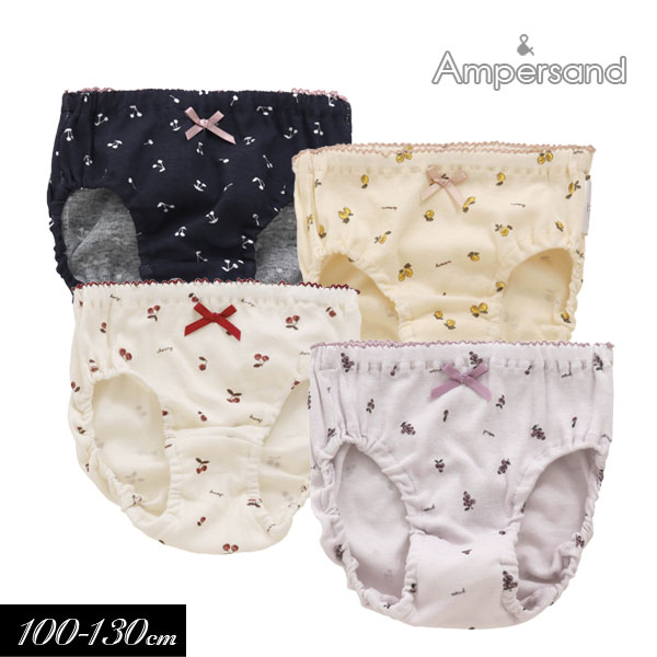 子供用 下着 ampersand アンパサンド フルーツ柄 ショーツ 女の子 キッズ パンツ かわいい 2023春