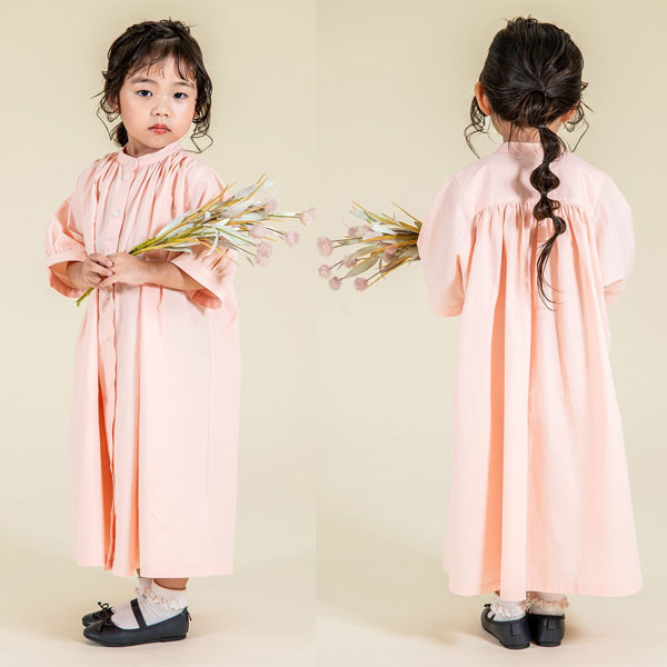 Ampersand（子ども服） 子供服 ギャザー シャツ ワンピース