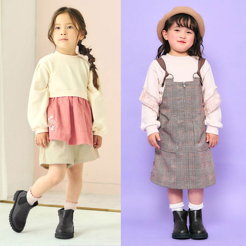 Ampersand（子ども服） 子供服t ampersand サイドゴア ブーツ 合