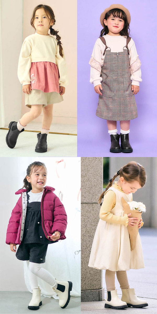 Ampersand（子ども服） 子供服t ampersand サイドゴア ブーツ 合