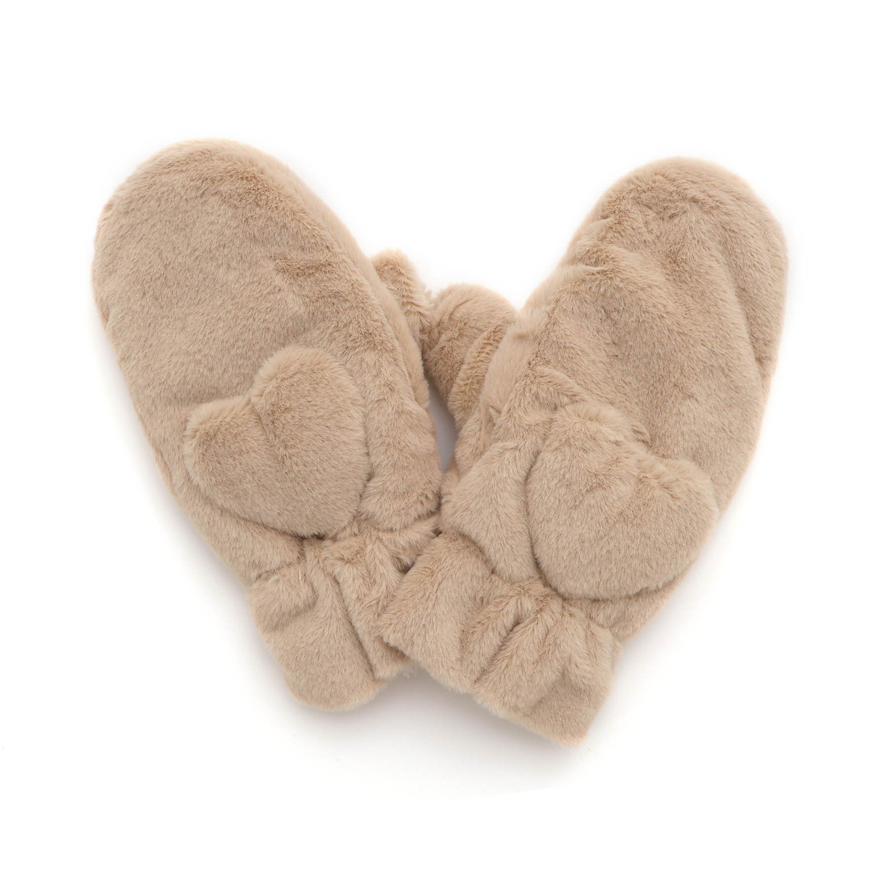 Ampersand（アンパサンド） 子供服 ぷっくりハート ミトン 手袋 キッズ